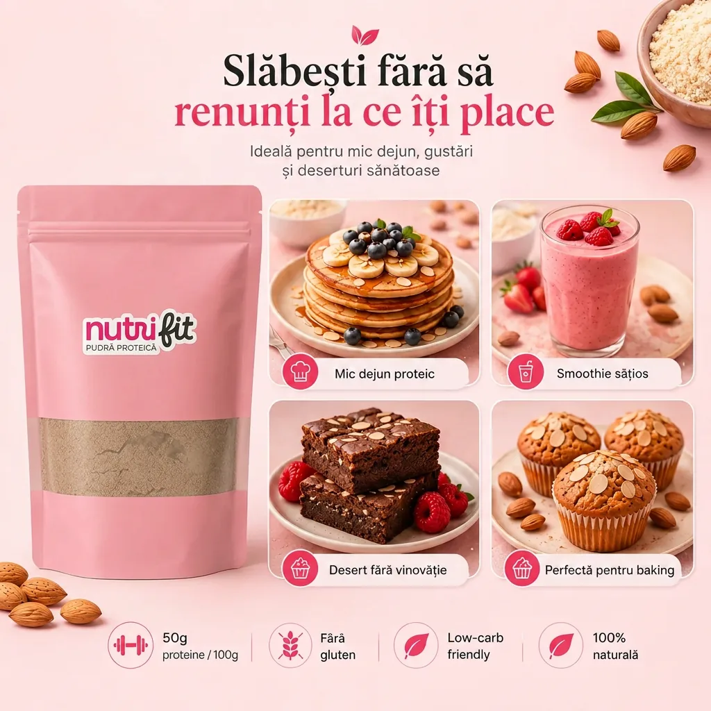 Rețete cu făina de migdale NutriFit