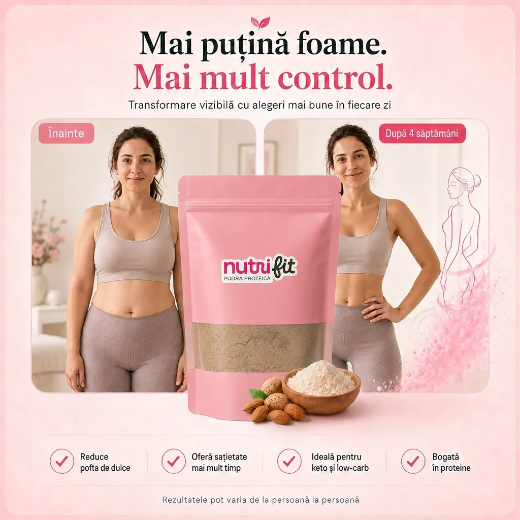 Înainte și după 4 săptămâni cu NutriFit