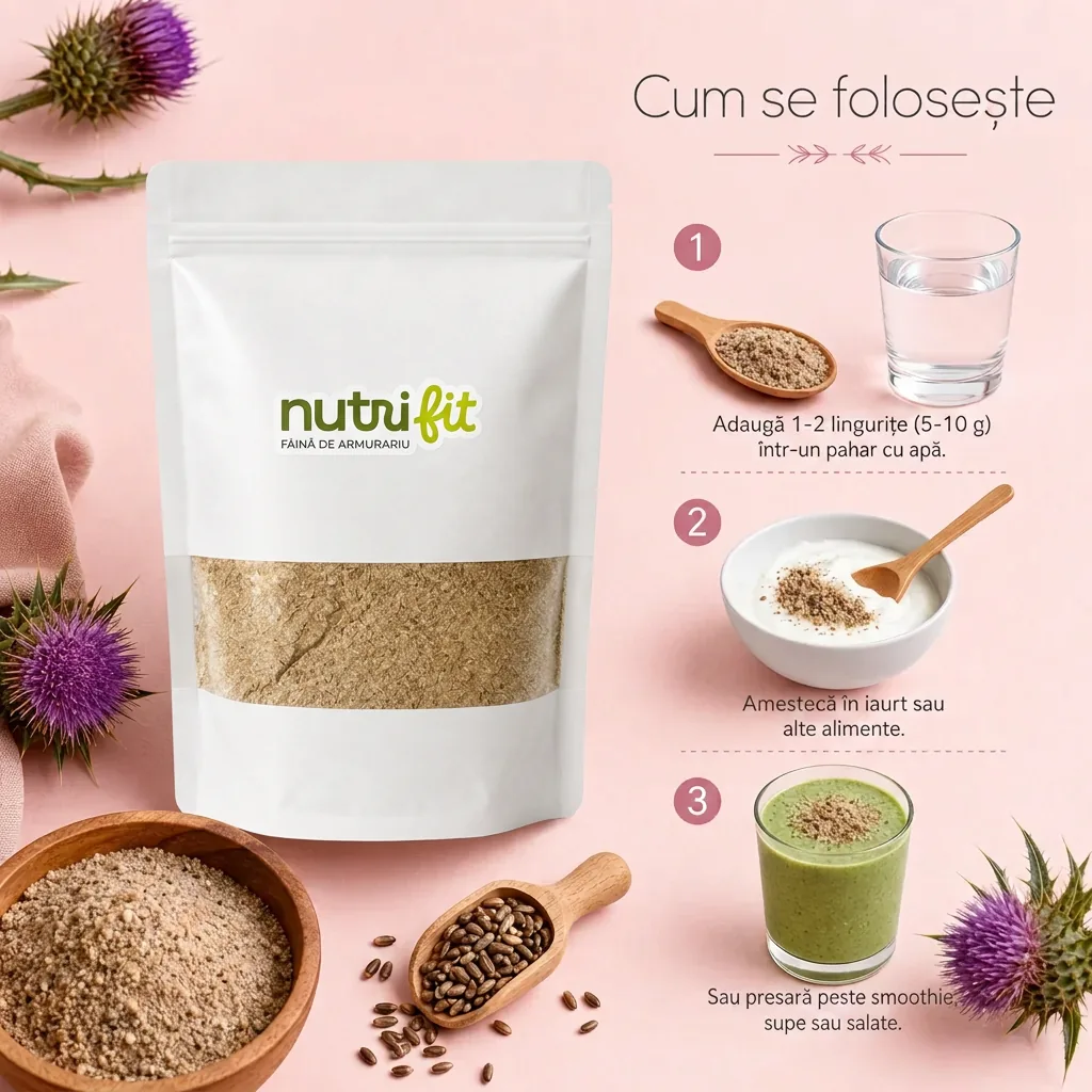 Cum se folosește făina de armurariu NutriFit